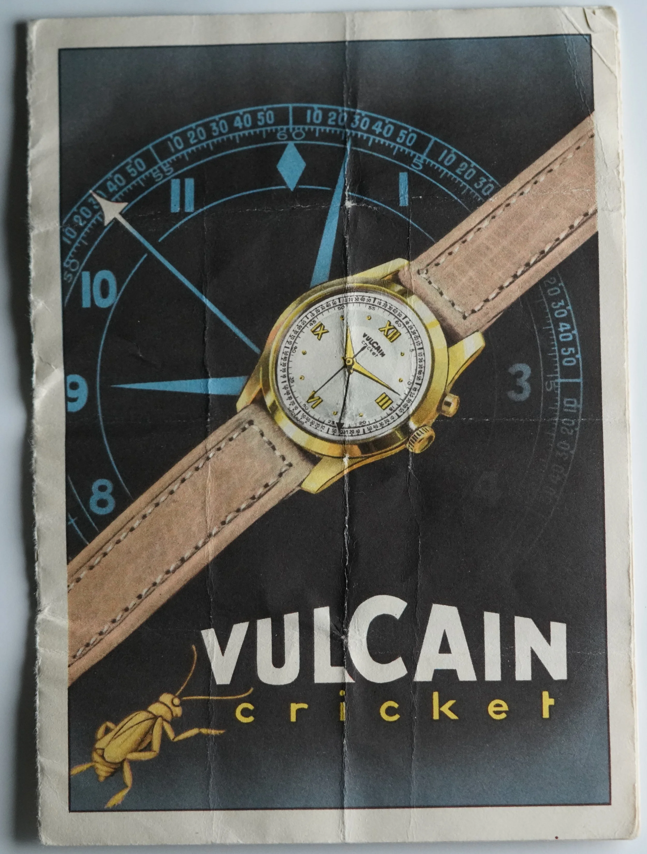 A “Full Set” Vulcain Cricket Reference 304001 Original Strap